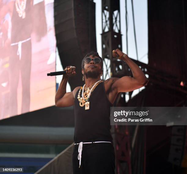 Trinidad James performs onstage during 2022 Hot 107.9 Birthday Bash at Center Parc Credit Union Stadium at Georgia State University on July 16, 2022...