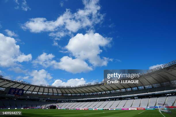 General view of the stadium prior to the J.LEAGUE Meiji Yasuda J1 22nd Sec. Match between F.C.Tokyo and Jubilo Iwata at Ajinomoto Stadium on July 17,...