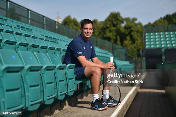 Head coach of Lta Wheelchair Performance Pathway, Rob Cross poses for a photograph before day six of the British Open Wheelchair Tennis Championships...