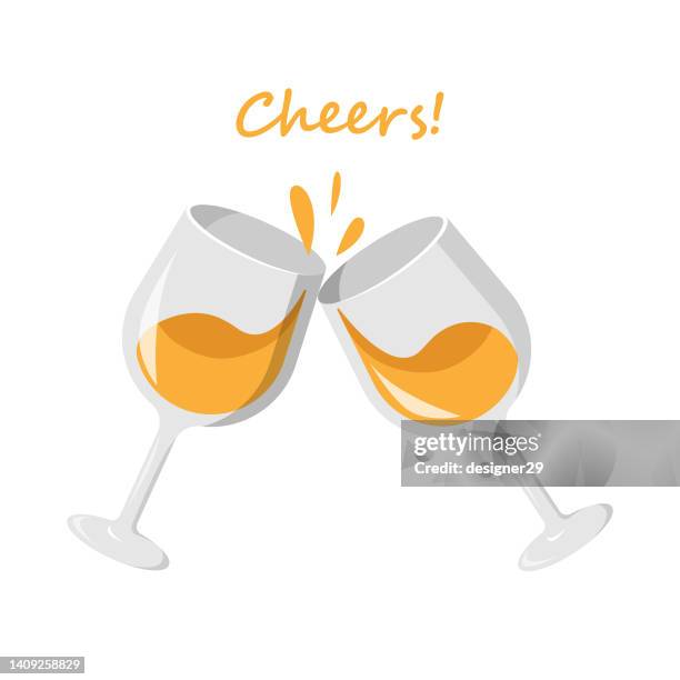 premium vector | text cheers to your birthday three... Cheers Clipart Photos and Premium High Res Pictures - Getty Images