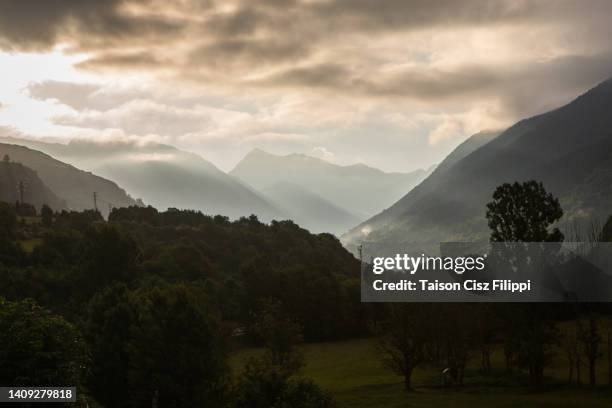 sunrise in the mountains - gaia filippi stock pictures, royalty-free photos & images