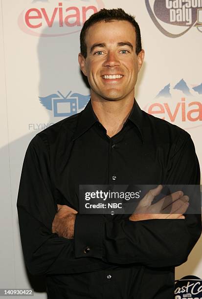 Pictured: Host Carson Daly arrives at a party held at Social Hollywood in Hollywood, California on Thursday, April 12, 2007 -- Photo by: Trae...
