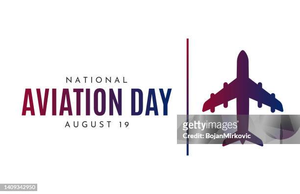 hintergrund zum national aviation day. vektor - us air force stock-grafiken, -clipart, -cartoons und -symbole