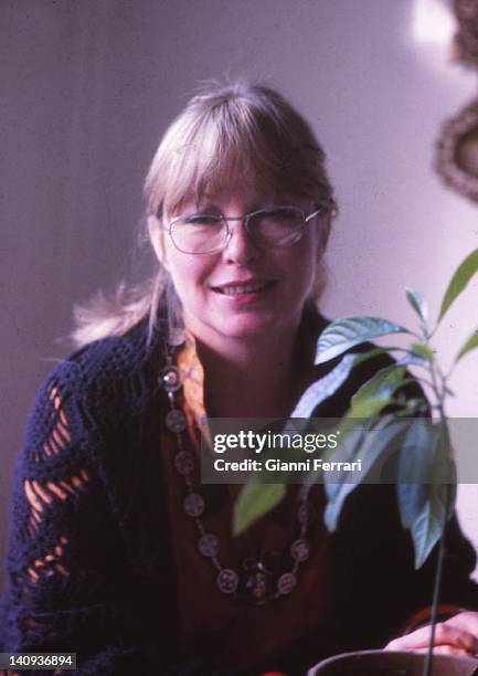 Close up of the French actress Marina Vlady, 4th March 1980, Paris, France.