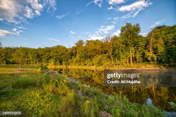 cascade park - ohio landscape stock pictures, royalty-free photos & images