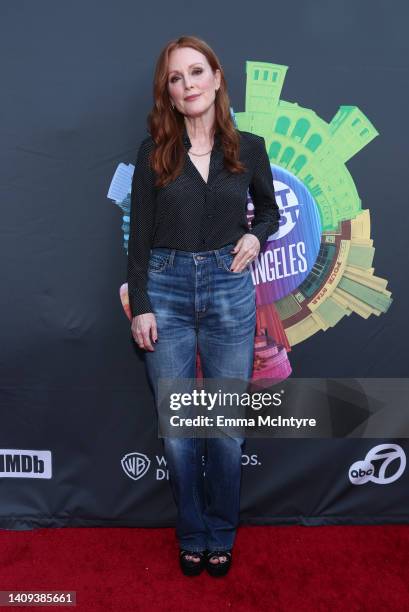 Julianne Moore attends the "Far From Heaven" screening during 2022 Outfest Los Angeles LGBTQ+ Film Festival at DGA Theater Complex on July 17, 2022...