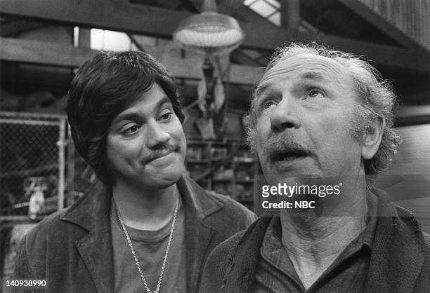 Pictured: Freddie Prinze as Chico Rodriguez, Jack Albertson as Ed Brown -- Photo by: NBCU Photo Bank