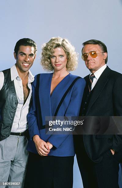 Season 5 -- Pictured: Eddie Velez as Frankie Santana, Judith Ledford as Carla, Robert Vaughn as General Hunt Stockwell -- Photo by: Gary Null/NBCU...