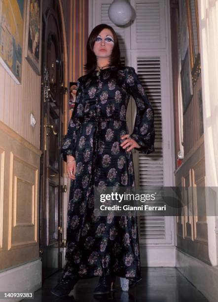 The spanish actress Elisa Montes 1977, Madrid, Spain.