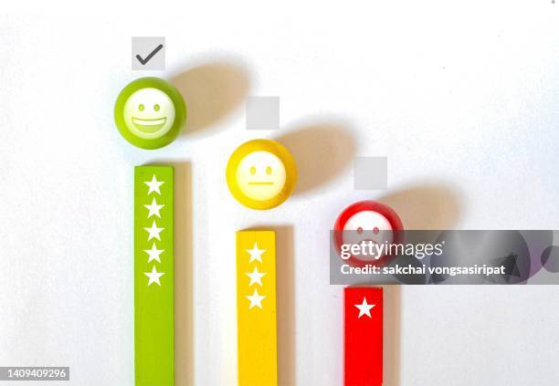 review, rating satisfaction concept - giving feedback stock pictures, royalty-free photos & images