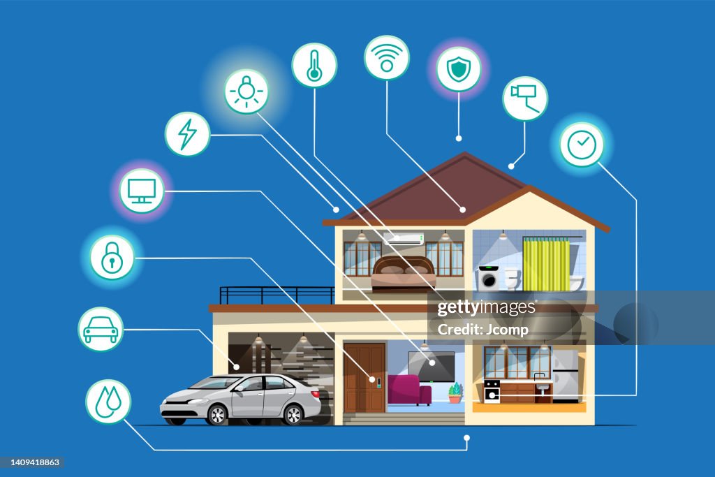 Internet Of Things Smart Connection And Control Device In Network Of ...