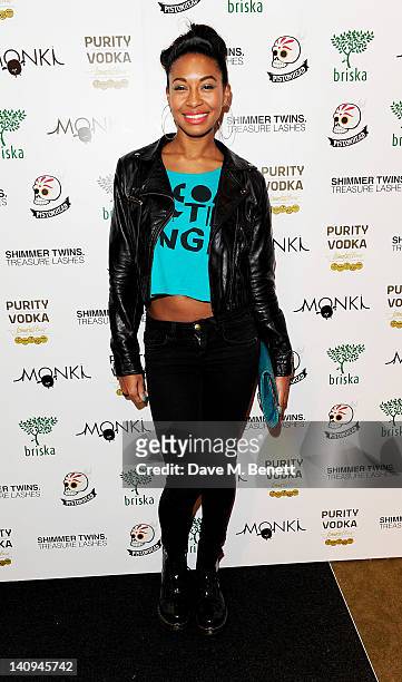 Shanika Warren-Markland attends the launch of Swedish fashion brand Monki's new Carnaby Street flagship store on March 8, 2012 in London, England.
