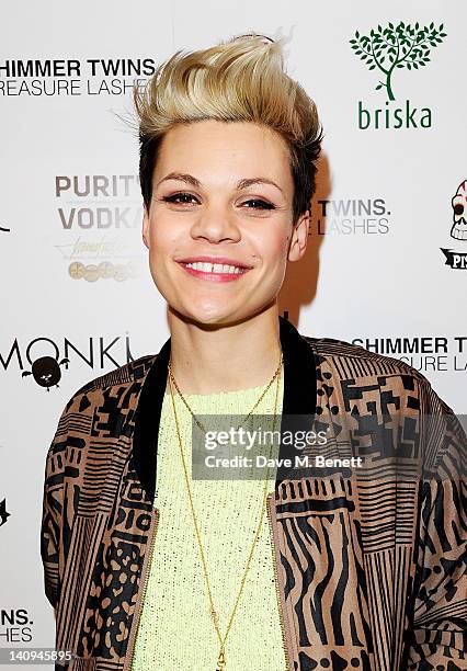 Georgie Okell attends the launch of Swedish fashion brand Monki's new Carnaby Street flagship store on March 8, 2012 in London, England.