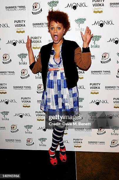 Gemma Cairney attends the launch of Swedish fashion brand Monki's new Carnaby Street flagship store on March 8, 2012 in London, England.