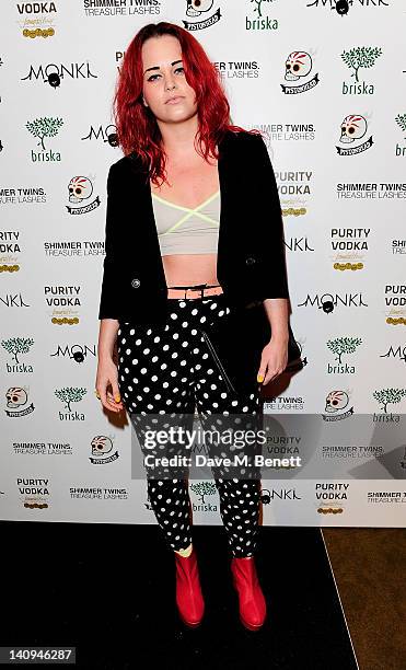 Etta Bond attends the launch of Swedish fashion brand Monki's new Carnaby Street flagship store on March 8, 2012 in London, England.