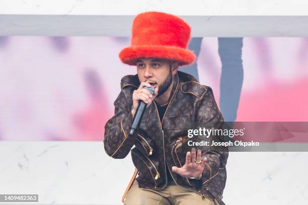 Jax Jones performs on the Main Stage at War Memorial Park on May 29, 2022 in Coventry, England.
