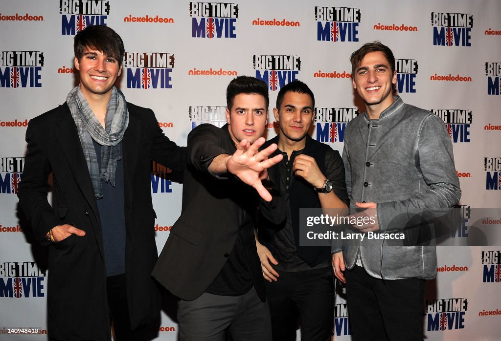 Nickelodeon Hosts Orange Carpet Premiere For Original TV Movie "Big Time Movie" Starring Big Time Rush - Meet & Greet