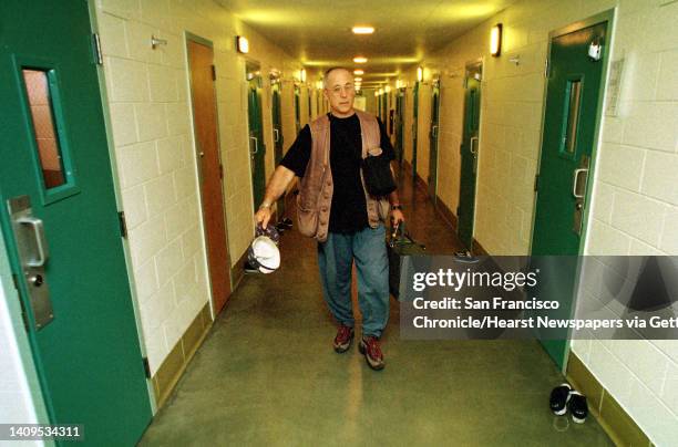 Dance teacher Ehud Krauss, arrives at the Santa Clara County girls' juvenile detention center with his equipment in tow. The former dancer is...