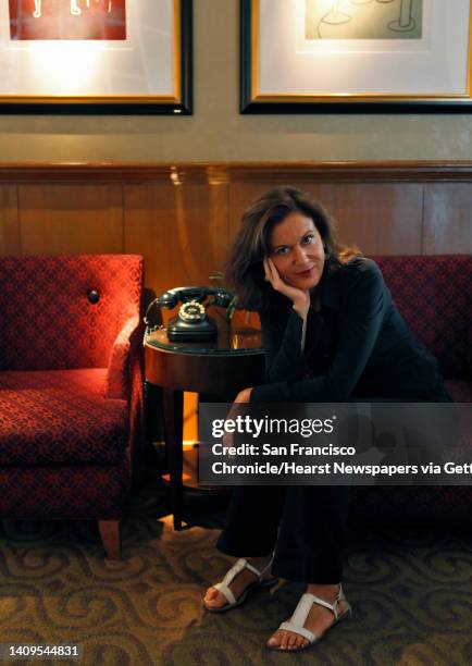 French film director Anne Fontaine, whose new movie is ""Coco Before Chanel."" She is seen here at the Prescott Hotel in San Francisco, Calif., on...