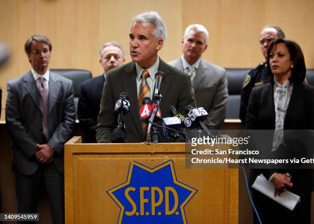 San Francisco Police Chief George Gascon addresses the press on Tuesday about an SFPD lab technician that has been arrested on suspicion of stealing...