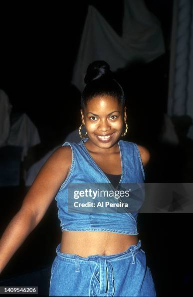 Miss Jones Rapper Artist and Radio Personality Miss Jones appears backstage at a show ...