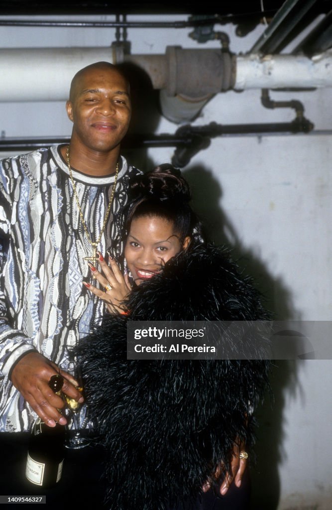 Miss Jones Rapper Artist and Radio Personality Miss Jones meets backstage with Derrick ...