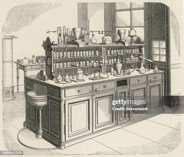 Lab Setting Old 3,781 Laboratory Antique Stock Photos, High-Res Pictures, and Images ...