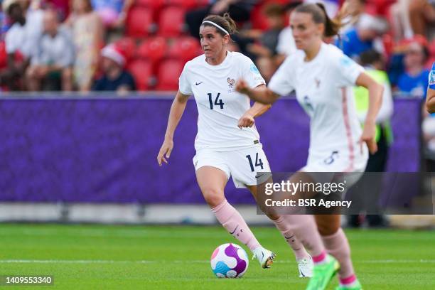 Charlotte Bilbault of France during the Group D - UEFA Women's EURO 2022 match between Iceland and France at New York Stadium on July 18, 2022 in...