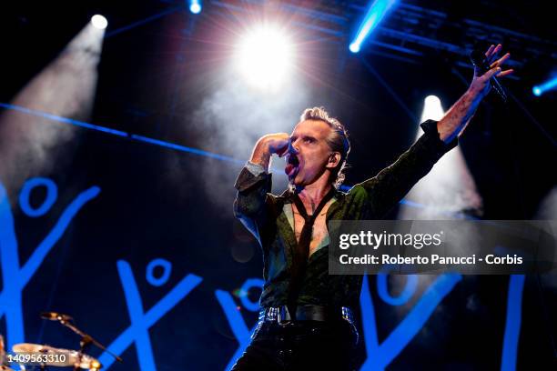 Piero Pelù of Litfiba performs on July 18, 2022 in Rome, Italy.