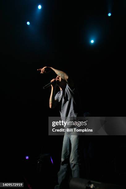 September 16: Rock band Adema perform on September 16, 2003 in New York City.