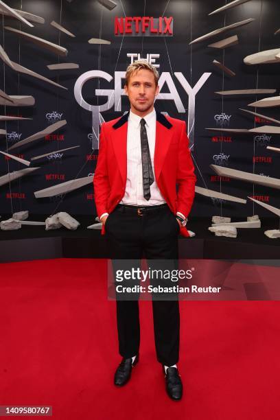 Ryan Gosling attends the "The Gray Man" Netflix Special Screening at Zoopalast on July 18, 2022 in Berlin, Germany.