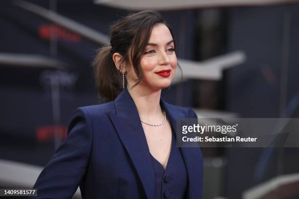 Ana de Armas attends the "The Gray Man" Netflix Special Screening at Zoopalast on July 18, 2022 in Berlin, Germany.