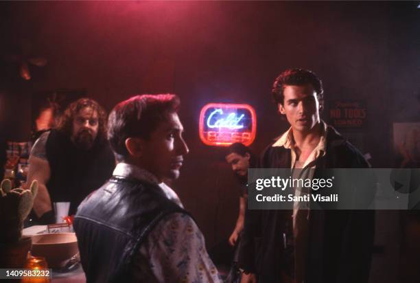 Antonio Sabato JR on the set of High Voltage on March 10, 1997 in Los Angeles California.