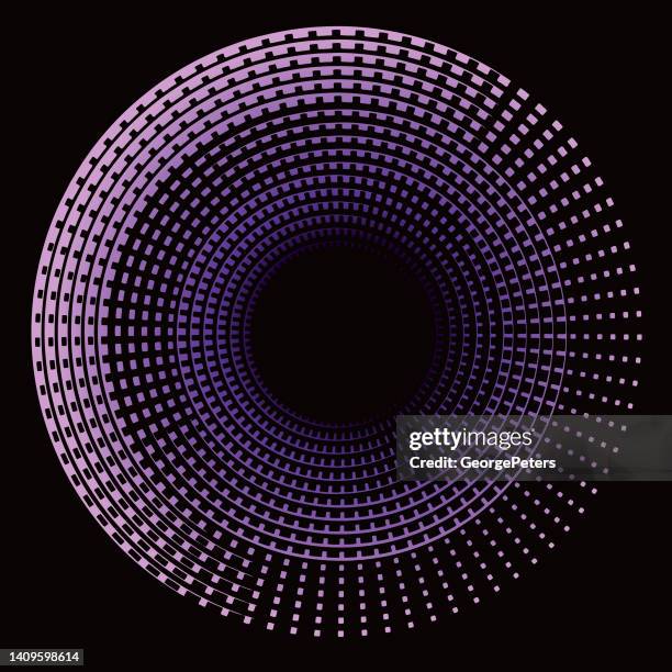concentric circle icon - sonar stock illustrations