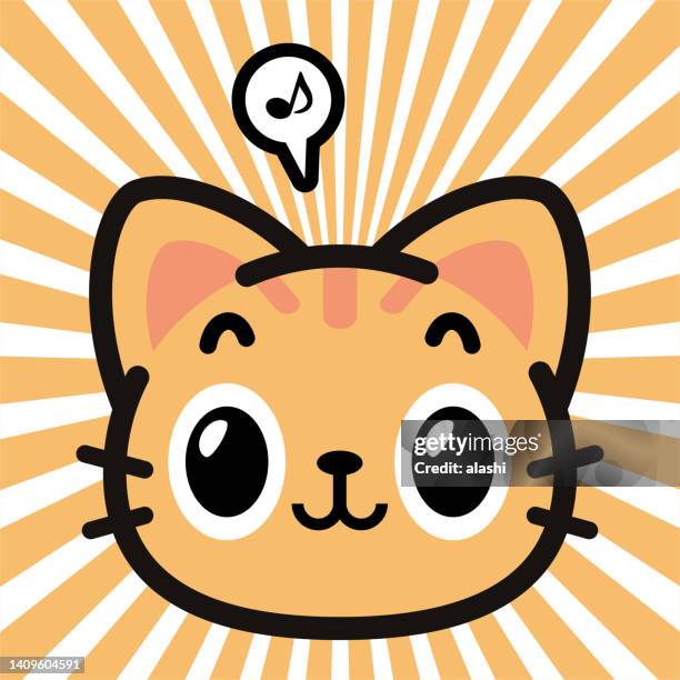 cute character design of the tabby cat - tabby stock illustrations