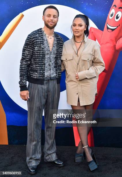 Steph Curry and Ayesha Curry attend the world premiere of Universal Pictures' "NOPE" at TCL Chinese Theatre on July 18, 2022 in Hollywood, California.