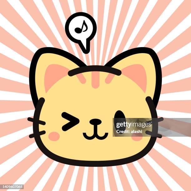 cute character design of the tabby cat - tabby stock illustrations