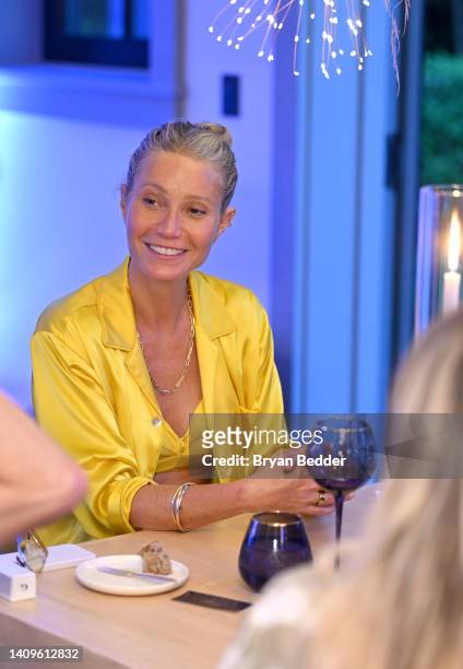 Goop Founder, Gwyneth Paltrow attends A Dreamy Evening with Goopglow on July 18, 2022 in East Hampton City.