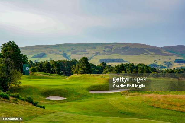 General view of the 9th hole prior to The Senior Open Presented by Rolex at The King's Course on July 19, 2022 in Gleneagles, United Kingdom.