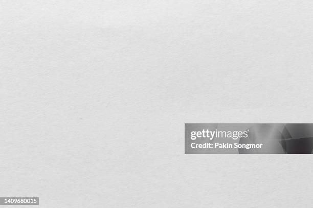 white paper sheet texture cardboard background. - blank sheet of paper on white foto e immagini stock