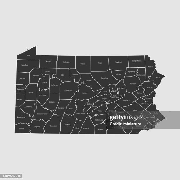 1,141 Pennsylvania Districts Map Stock Photos, High-Res Pictures, and ...