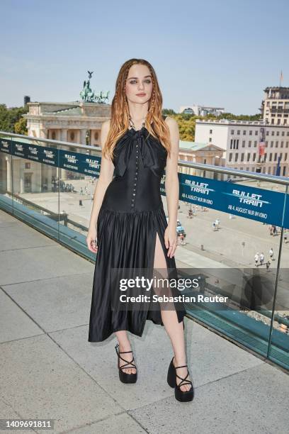 Actress Joey King attends the "Bullet Train" photocall at Akademie der Kuenste on July 19, 2022 in Berlin, Germany.