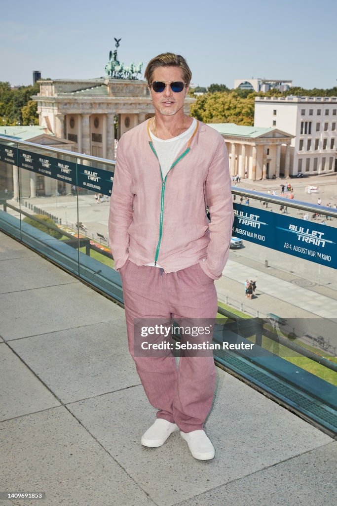 "Bullet Train" Photo Call & Press Conference In Berlin