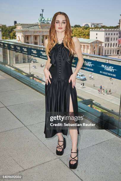 Actress Joey King attends the "Bullet Train" photocall at Akademie der Kuenste on July 19, 2022 in Berlin, Germany.