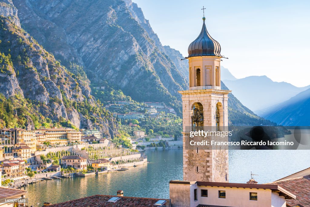 Limone sul Garda, town on the north west side of the famous Lake in Northern Italy