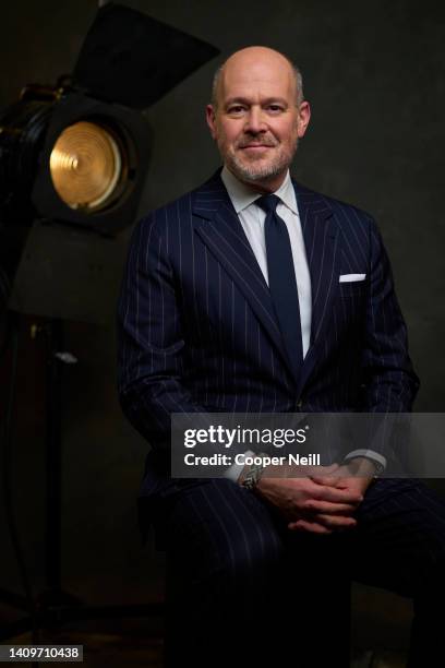 Rich Eisen poses for a portrait backstage during the NFL Honors show at YouTube Theater on February 10, 2022 in Inglewood, California.