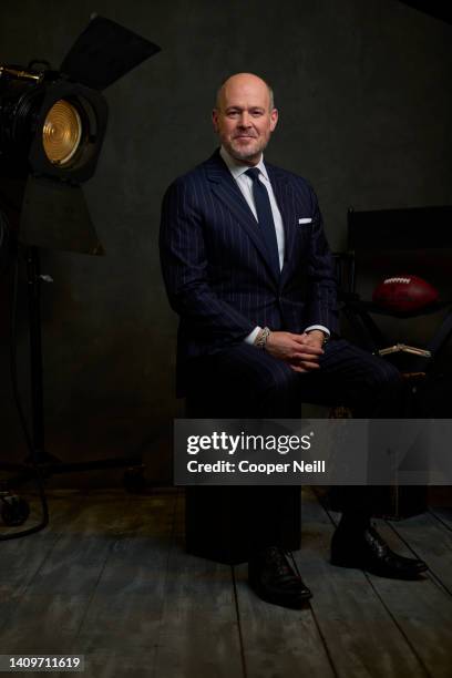 Rich Eisen poses for a portrait backstage during the NFL Honors show at YouTube Theater on February 10, 2022 in Inglewood, California.