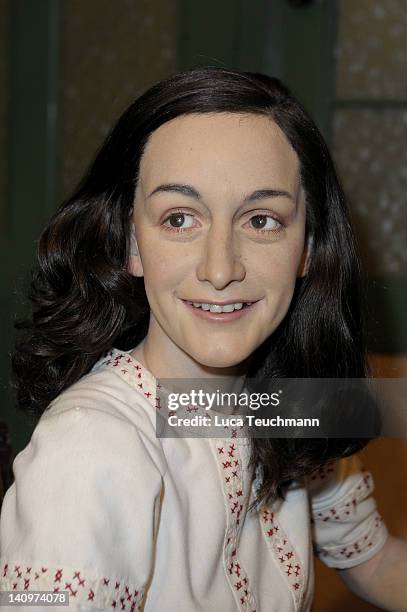 Anne Frank and their hideout reconstruction at Madame Tussauds on March 9, 2012 in Berlin, Germany.
