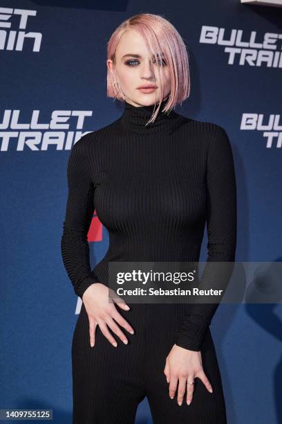 Joey King attends the "Bullet Train" Red Carpet Screening at Zoopalast on July 19, 2022 in Berlin, Germany.