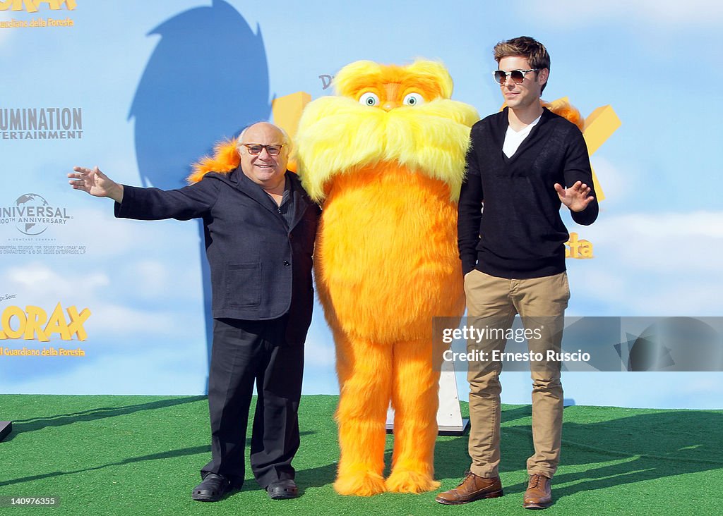 "Dr. Seuss' The Lorax" - Rome Photocall